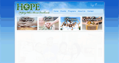 Desktop Screenshot of hopecenter.info